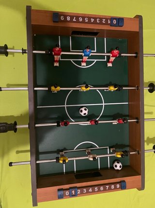 Futbolín de mesa madera