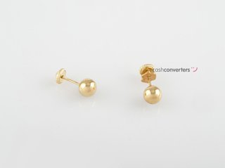 pendientes oro 18k