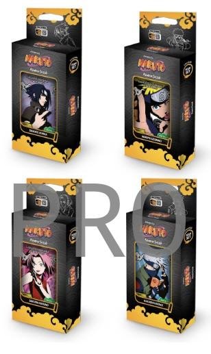 Naruto Mythos - Team Set 2nd Edition (Los 4 Team Sets) Inglés