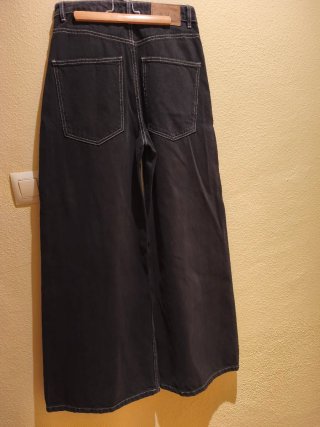 Pantalón Bershka Wide Leg Negro