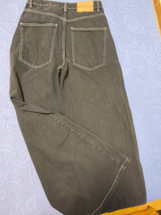 Pantalón Bershka Wide Leg Negro
