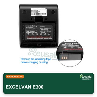 EXCELVAN E300 impresora térmica portátil bluetooth