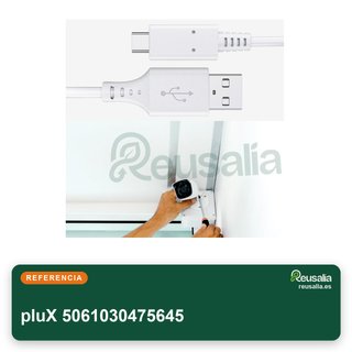 pluX cable extensión USB C 3M carga datos