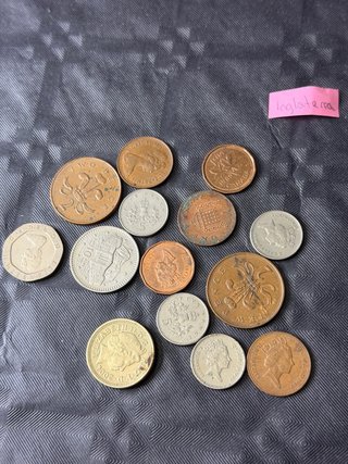 Lote monedas antiguas Inglaterra