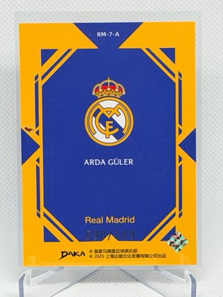 Arda Guler /149 Daka Real Madrid