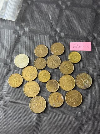 Lote monedas antiguas Polonia