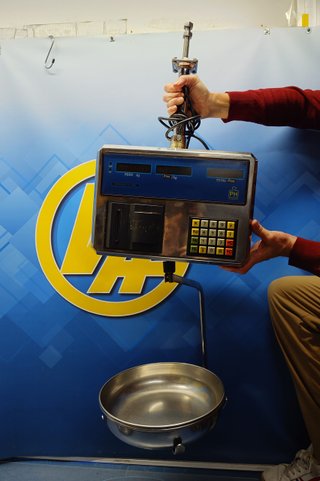 Báscula de comercio Balanza colgante Pesatronic 15kgs