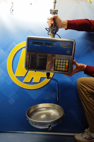 Báscula de comercio Balanza colgante Pesatronic 15kgs