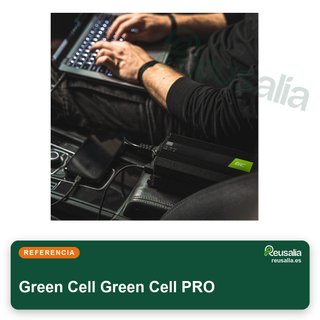 Green Cell inversor voltaje automóvil USB