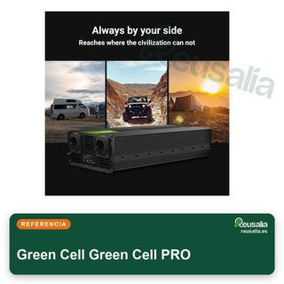 Green Cell inversor voltaje automóvil USB