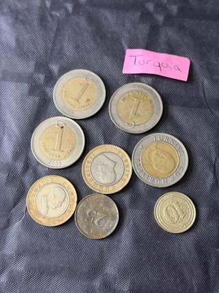 Lote monedas antiguas Turquía