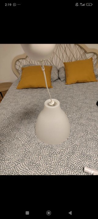 Lámpara de techo MELODI blanca 38 cm.