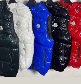 Gilet Moncler Uomo Nero, Blu, Rosso, Bianco