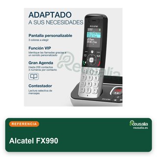 Telefono cordless Alcatel FX990 con segreteria telefonica