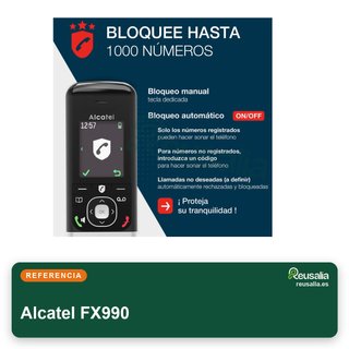 Telefono cordless Alcatel FX990 con segreteria telefonica