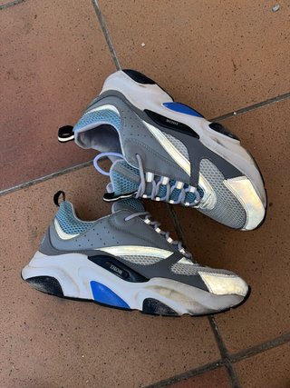 Dior B22 Sneakers Azul Gris