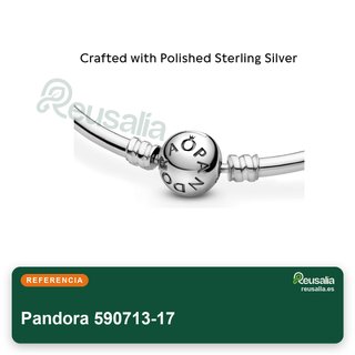 Pandora pulsera rígida plata 590713-17