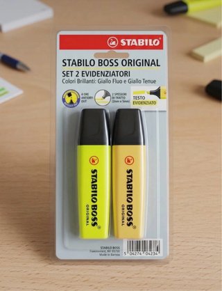 Evidenziatori Stabilo Boss Original (2pz)