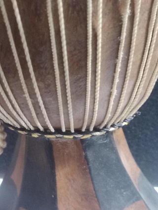 Tambor decorativo étnico