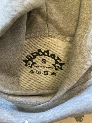 Sudadera Sp5der Gris con Telaraña