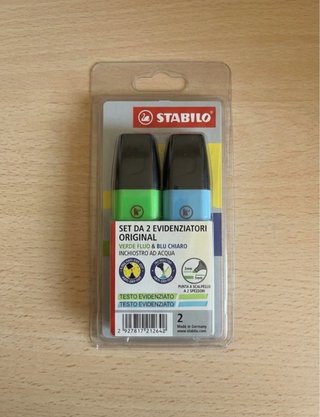 Evidenziatori Stabilo Boss Original (2pz)
