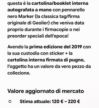 Emanuele di Geolier CD Autografato