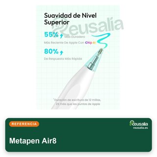 Metapen Air8 lápiz ipad precisión rechazo palma