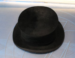 Antiguo sobrero de copa, chistera s.XIX o pp. s.XX. Seymond's Manufacturers, Nueva York.