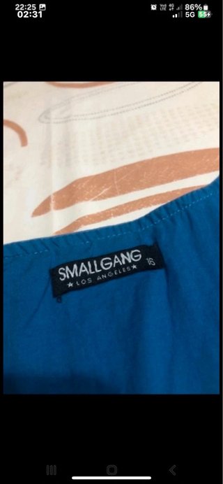 Gilet Smallgang Tg. 16 Anni Blu
