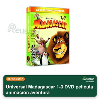 Madagascar 1-3 DVD película animación aventura