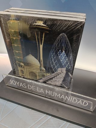 Joyas de la Humanidad. Planeta. 5 tomos. Arquitectura. Con precinto + 14 dvds + expositor + guias