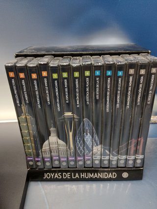 Joyas de la Humanidad. Planeta. 5 tomos. Arquitectura. Con precinto + 14 dvds + expositor + guias