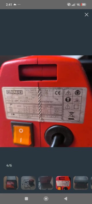 Soldadora Inverter Cott como nueva