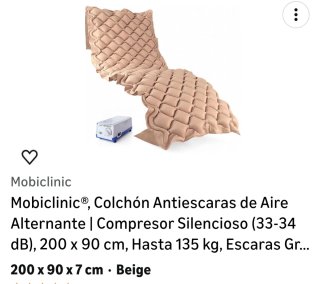 Colchón Antiescaras Mobiclinic Aire Alternante