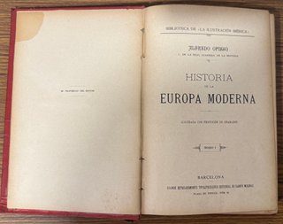 Historia de la Europa Moderna - Alfredo Opisso, 2