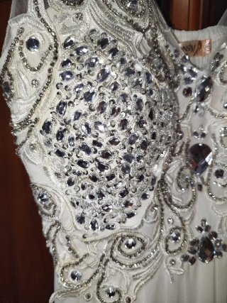 Vestido de Novia con pedrería