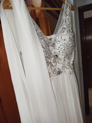 Vestido de Novia con pedrería