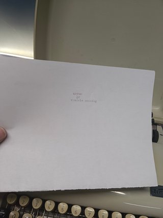 Máquina de escribir tippa adler, tippa 1