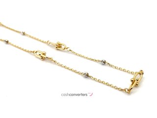 cadena oro 18k 22cm