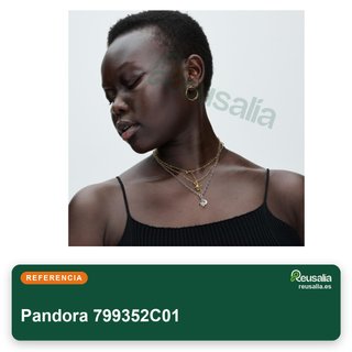 Pandora colgante luciérnaga plata brillante