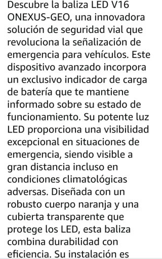 BALIZA HOMOLOGADA ONEXUS-GEO V6 (NUEVA)