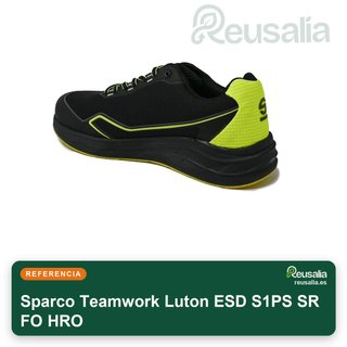 Sparco Teamwork Luton ESD S1PS SR FO HRO zapatos talla 39