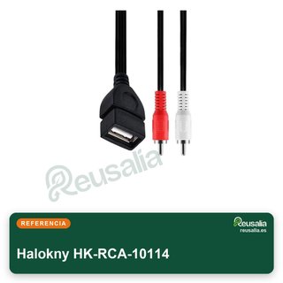 Halokny cable adaptador USB a RCA AV