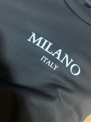 Sudadera MILANO ITALY SHEIN Negra