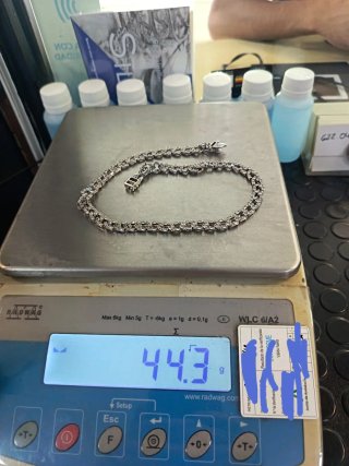 Plata  :S925 Pesa : 44,3 44     : cm