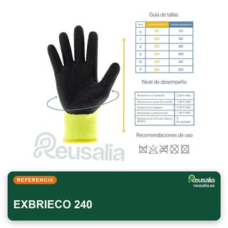 EXBRIECO Guantes Trabajo Profesionales CAT 2