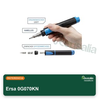 Ersa Soldador de gas 0G070KN 75W
