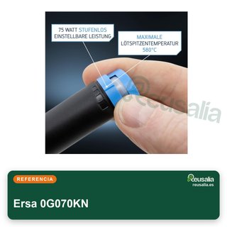 Ersa Soldador de gas 0G070KN 75W