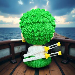 Figura Zoro One Piece 3D Estilo Amigurumi