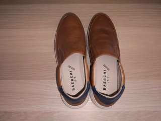Zapatos Baerchi Cuero Marrón Nuevos